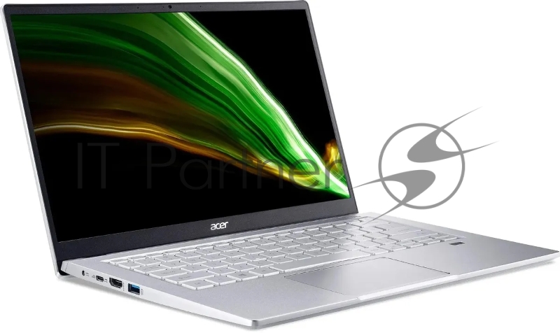 Ноутбук Acer Swift 3 SF314-43 Ryzen 7 5700U 16Gb SSD512Gb AMD Radeon 14 IPS FHD (1920x1080) noOS silver WiFi BT Cam (NX.AB1ER.011)