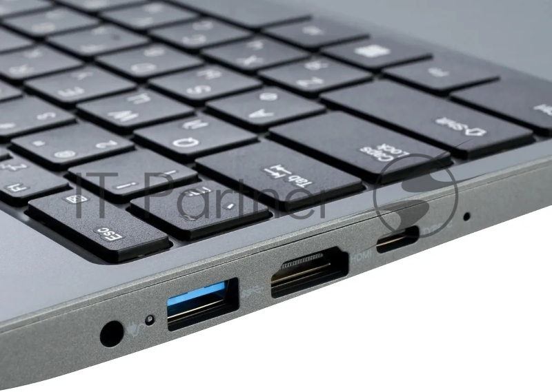 Ноутбук IRU 14TLHC Core i3 1115G4 8Gb SSD512Gb Intel UHD Graphics 14 IPS FHD (1920x1080) noOS grey WiFi BT Cam (1996898)