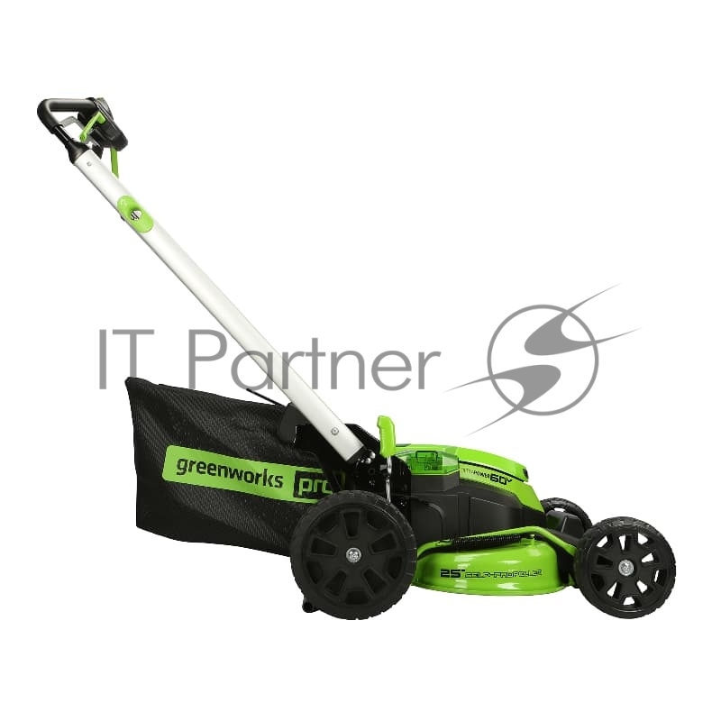Газонокосилка аккумуляторная GreenWorks GD60LM61, 60V, 61 см, самоходная, бесщеточная, без АКБ и ЗУ (2519107)
