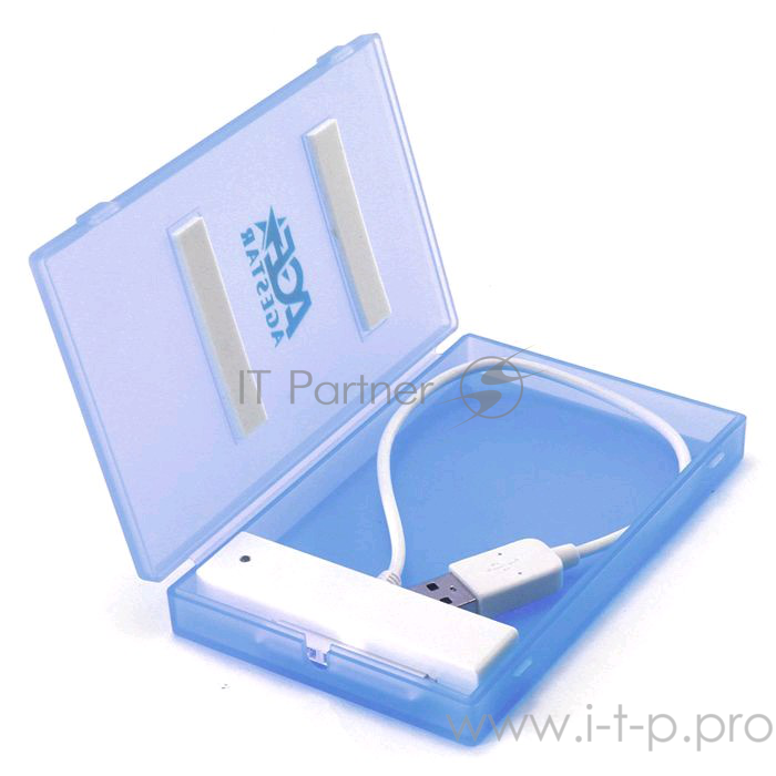 Контейнер Agestar SUBCP1 для 2.5 SATA HDD, синий (USB2.0)