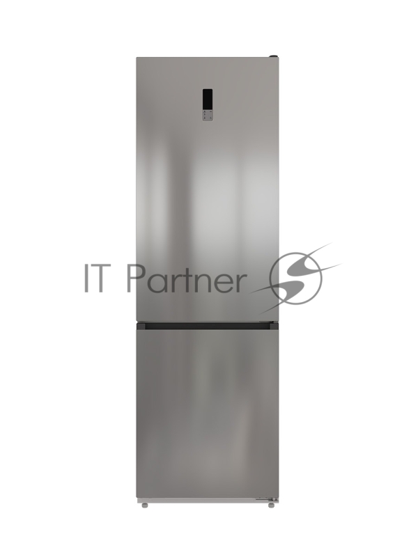 Холодильник LEX LKB185IXIDMax, нержавеющая сталь, двухкамерный 409/267л морозилка снизу, No Frost