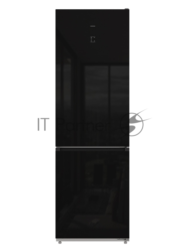 Холодильник LEX LKB185BLGIDMax, черный, двухкамерный 409/267л морозилка снизу, No Frost