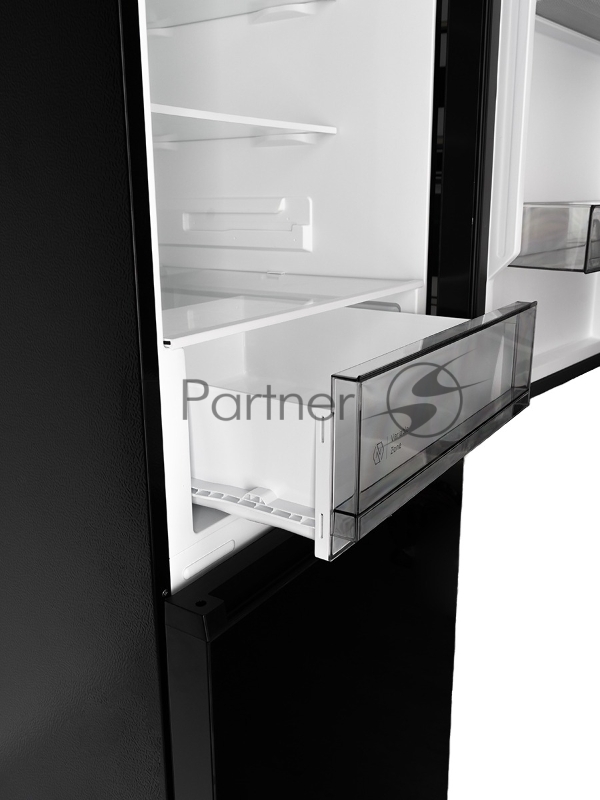 Холодильник LEX LKB185BLGIDMax, черный, двухкамерный 409/267л морозилка снизу, No Frost