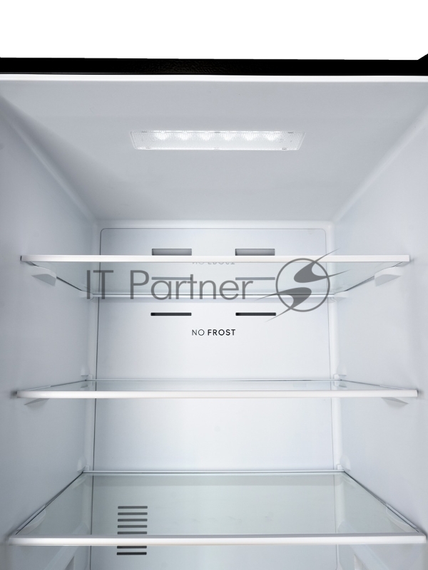 Холодильник LEX LKB185BLGIDMax, черный, двухкамерный 409/267л морозилка снизу, No Frost