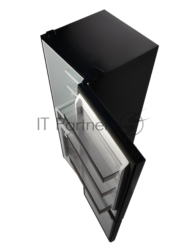 Холодильник LEX LKB185BLGIDMax, черный, двухкамерный 409/267л морозилка снизу, No Frost