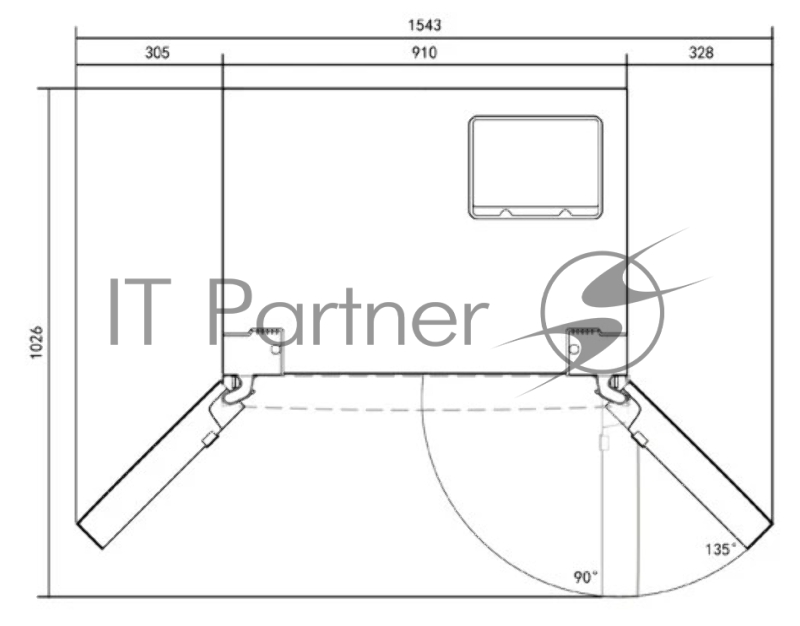 Холодильник LEX LSB530WHID wind белый, двухкамерный, 283/183л, морозилка слева, No Frost, Side by Side