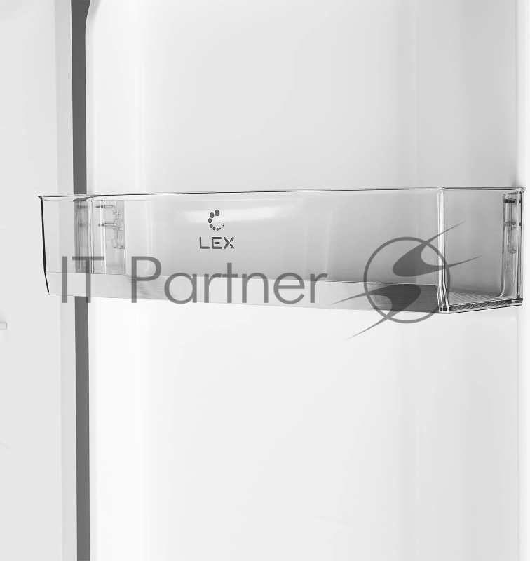 Холодильник LEX LSB530WHID wind белый, двухкамерный, 283/183л, морозилка слева, No Frost, Side by Side