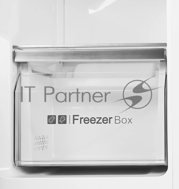 Холодильник LEX LSB530WHID wind белый, двухкамерный, 283/183л, морозилка слева, No Frost, Side by Side