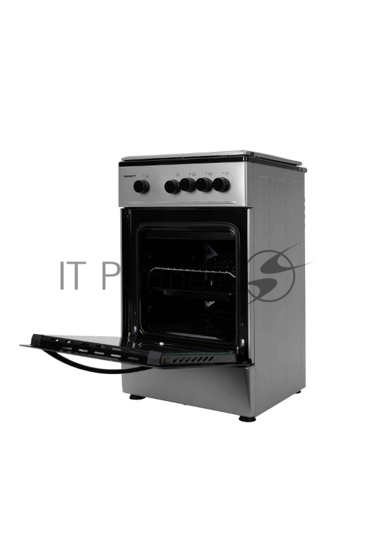 Газовая плита KRAFT KF-FSK5301GS серый/черный