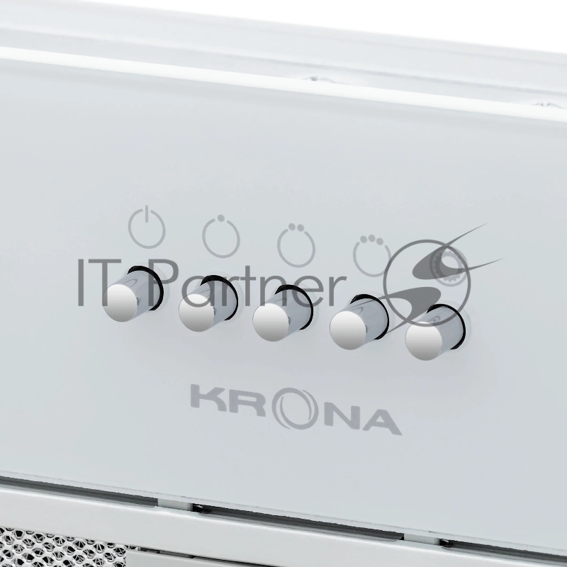 Вытяжка кухонная KRONA KATE 600 GLASS BLACK PB K