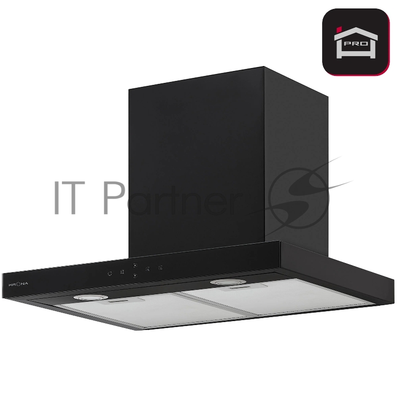 Вытяжка кухонная KRONA ONYX 600 GLASS BLACK S
