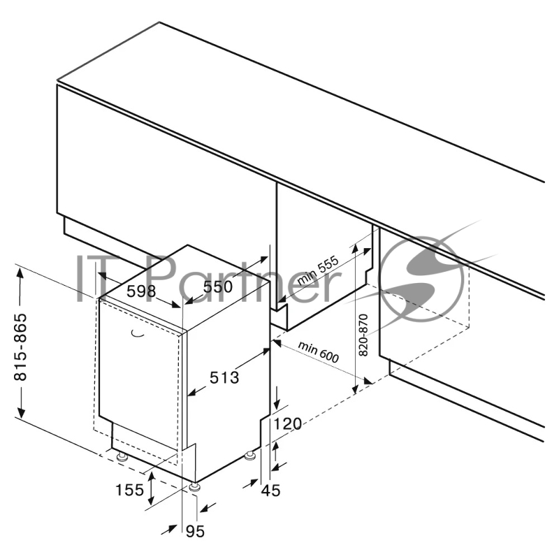 Посудомоечная машина KRONA AMMER 60 BI K