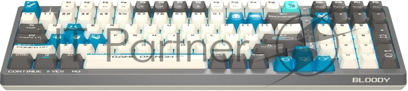 Клавиатура A4Tech Bloody S98 Pixels Blue механическая серый/бежевый USB for gamer LED (S98)