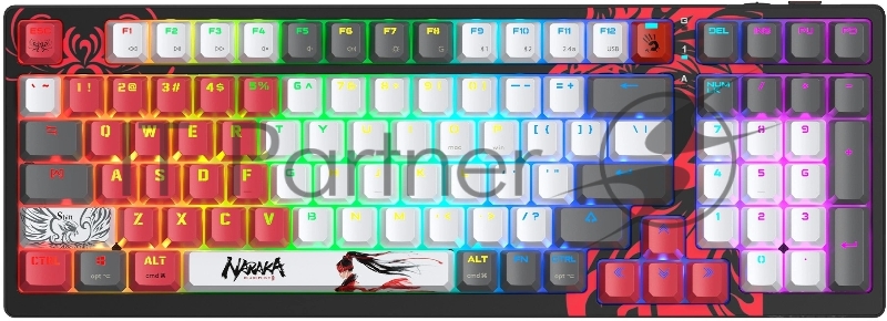 Клавиатура A4Tech Bloody WS98 Naraka механическая черный/красный USB for gamer LED (WS98)