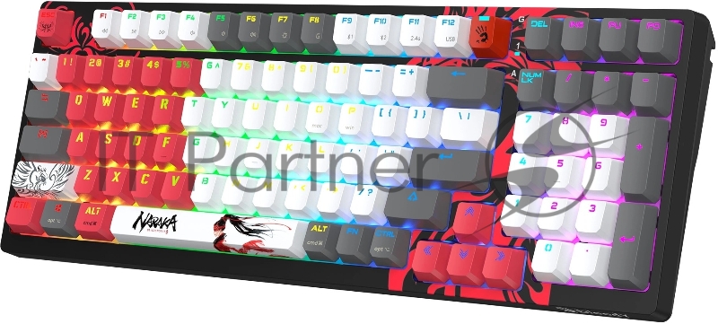 Клавиатура A4Tech Bloody WS98 Naraka механическая черный/красный USB for gamer LED (WS98)