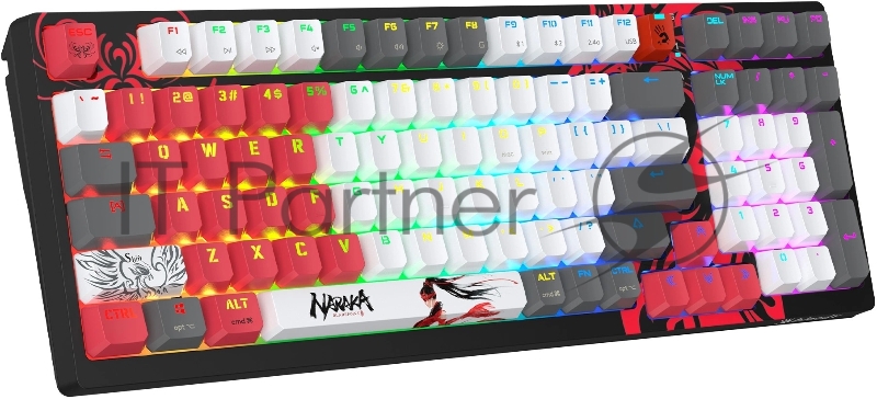 Клавиатура A4Tech Bloody WS98 Naraka механическая черный/красный USB for gamer LED (WS98)
