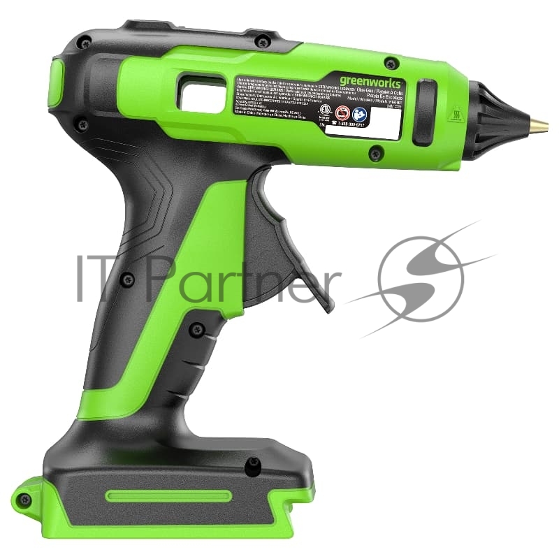 Пистолет клеевой аккумуляторный GreenWorks G24GLG, 24V, 11 мм, без АКБ и ЗУ (3502207)