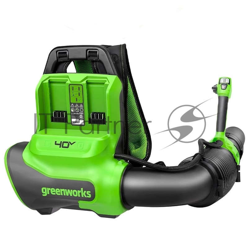 Воздуходув-Садовый Пылесос аккумуляторный GreenWorks GD40BPG2 40V, бесщеточный, без АКБ и ЗУ (2408107)