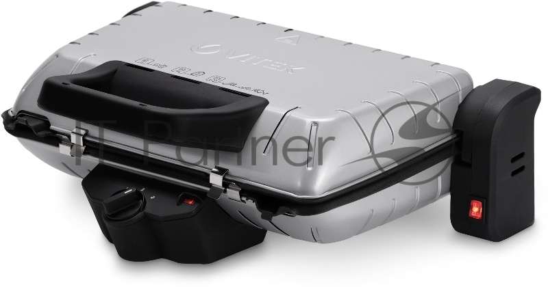 Гриль-пресс Vitek VT-2633 (SR) серебро/черный