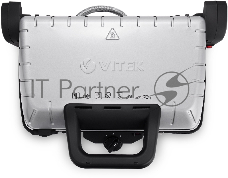 Гриль-пресс Vitek VT-2633 (SR) серебро/черный
