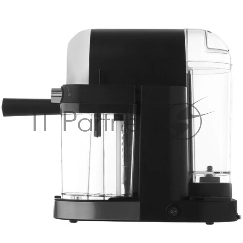 Кофеварка рожковая LEX LXCM 3503-1 черный, молотый 0.7 л, 1500 Вт, 15 Бар