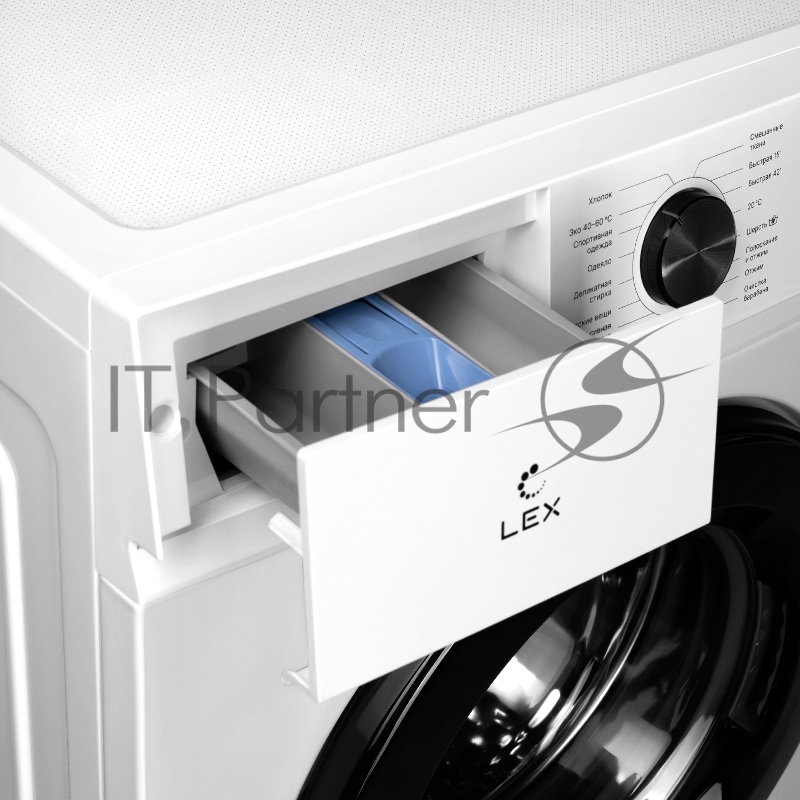 Стиральная машина LEX LWM06010BLIDsmall черно-белый, фронтальная загрузка, 6кг, 1000 об/мин, класс: А+++