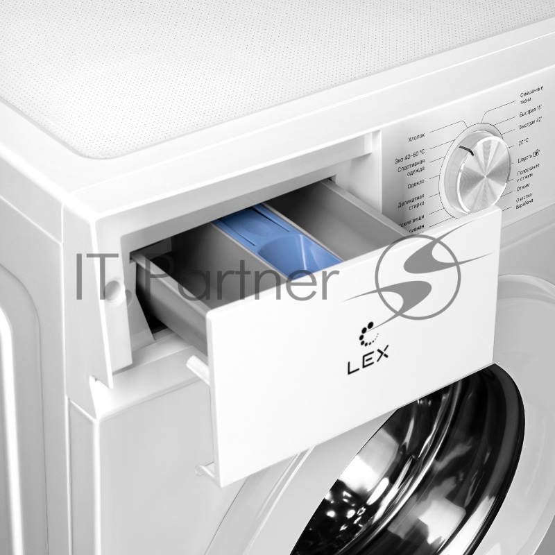 Стиральная машина LEX LWM06010WIDsmall белый, фронтальная загрузка, 6 кг, 1000 об/мин, класс: А+++