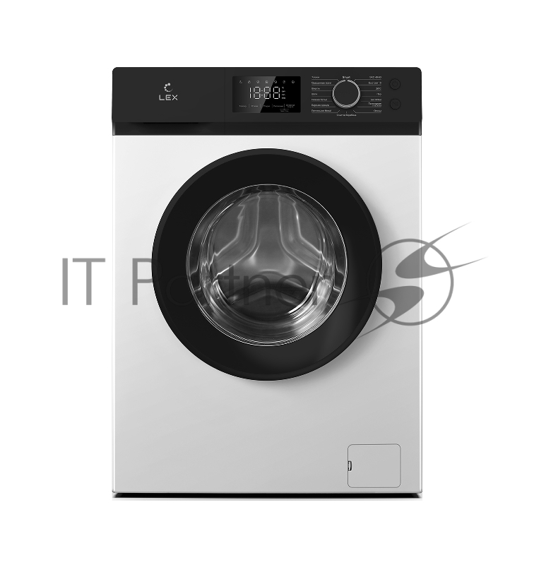 Стиральная машина LEX LWM08012WBLID (WBlID) белый-черный, загрузка фронтальная 8кг, 1200 об/мин., класс: A