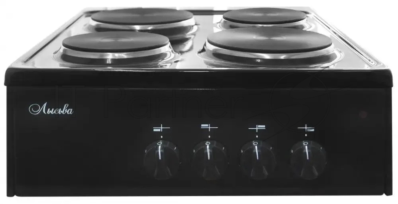 Плита Электрическая Лысьва ПЭН 40М черный ДА эмаль (настольная)