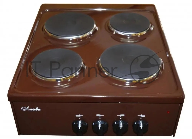 Плита Электрическая Лысьва ПЭН 40М коричневый ДА эмаль (настольная)