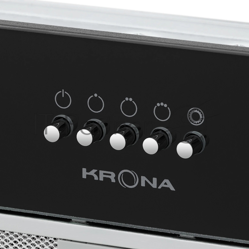 Вытяжка кухонная KRONA KATE 600 GLASS BLACK PB K