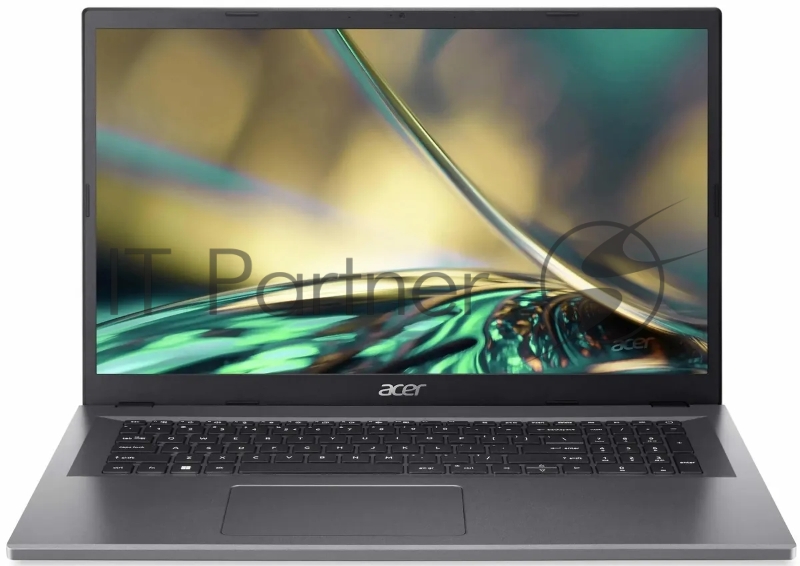 Ноутбук ACER Aspire3 17 A317-55P-P3G1 17.3(1920x1080 (матовый) IPS)/Intel Pentium N200(1Ghz)/8192Mb/512PCISSDGb/ HD/Cam/BT/WiFi/50WHr/war 1y/2.1kg/Silver/NoOS