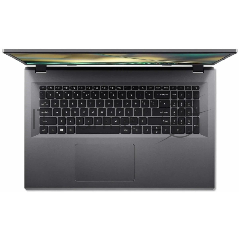 Ноутбук ACER Aspire3 17 A317-55P-C454 17.3(1920x1080 (матовый) IPS)/Intel N100(1Ghz)/8192Mb/512PCISSDGb/ HD/Cam/BT/WiFi/50WHr/war 1y/2.1kg/Silver/NoOS