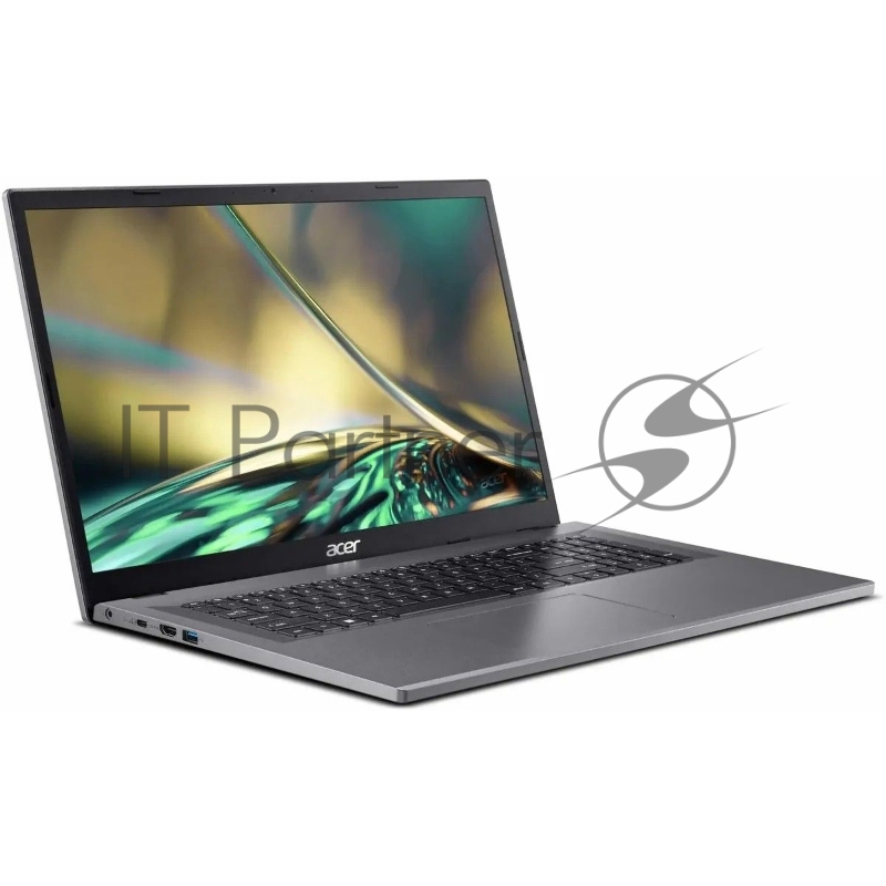Ноутбук ACER Aspire3 17 A317-55P-C454 17.3(1920x1080 (матовый) IPS)/Intel N100(1Ghz)/8192Mb/512PCISSDGb/ HD/Cam/BT/WiFi/50WHr/war 1y/2.1kg/Silver/NoOS