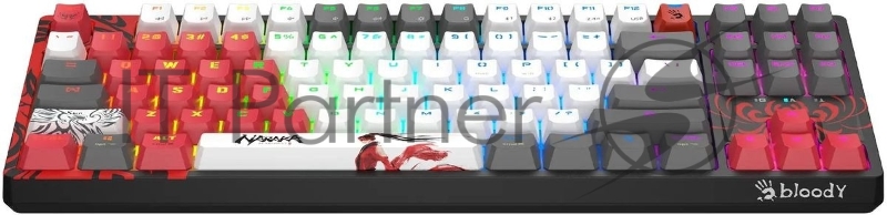 Клавиатура A4Tech Bloody WS87 Naraka механическая беспроводная USB черный/красный (WS87)