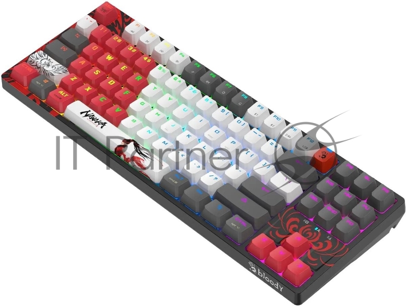 Клавиатура A4Tech Bloody WS87 Naraka механическая беспроводная USB черный/красный (WS87)