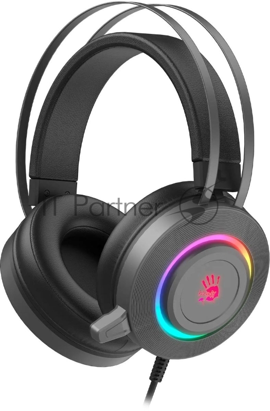 Наушники с микрофоном A4Tech Bloody G521S серый 2.3м мониторные USB оголовье (G521S)