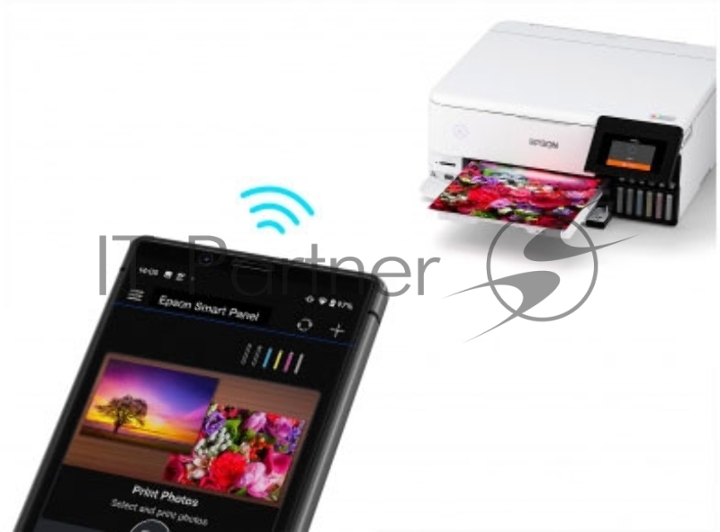 МФУ струйный Epson L8160 (C11CJ20404/C11CJ20503) A4 Duplex Net WiFi USB RJ-45 черно-белый