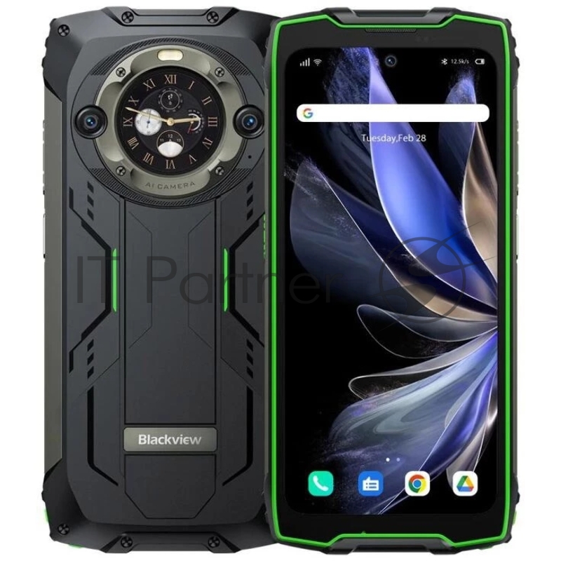 Смартфон Blackview BV9300 Pro, 12/256Gb, зеленый