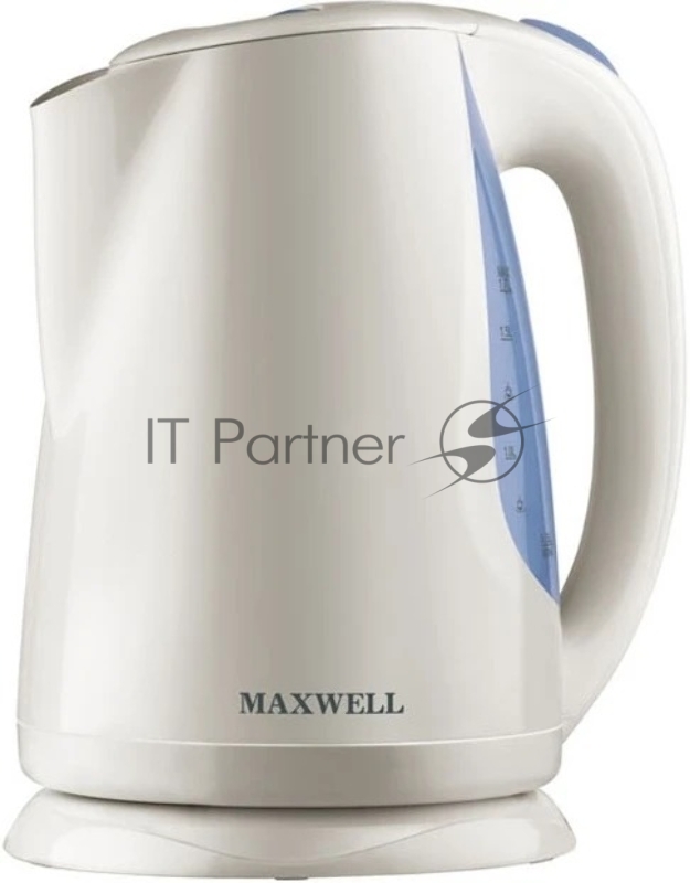Чайник электрический Maxwell MW-1004-W, 1.7л, 2200W, белый