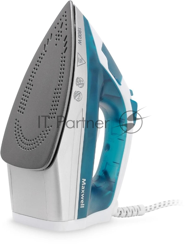 Утюг Maxwell MW-3056, белый/синий