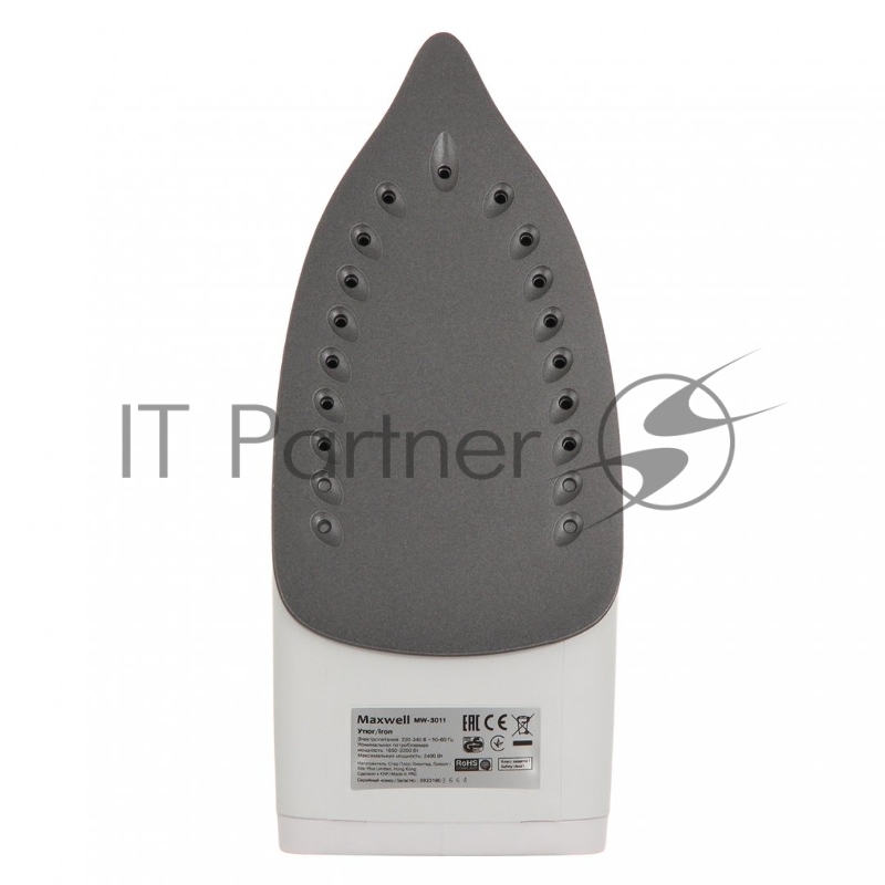 Утюг Maxwell MW-3011, 2400Вт, белый