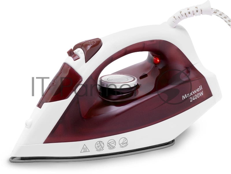Утюг Maxwell MW-3011, 2400Вт, белый