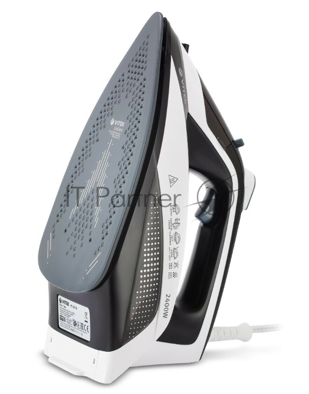 Утюг Vitek VT-8313 2400Вт белый/черный