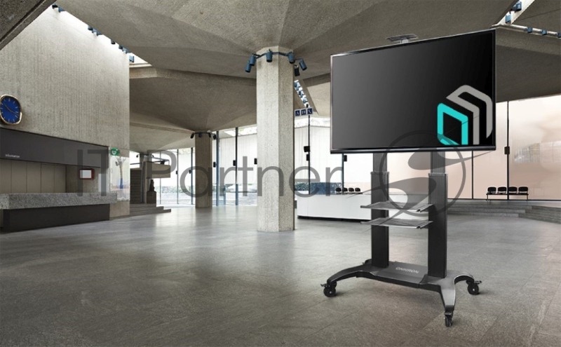 Стойка для телевизора с кронштейном ONKRON TS2811 60-100, мобильная, чёрная