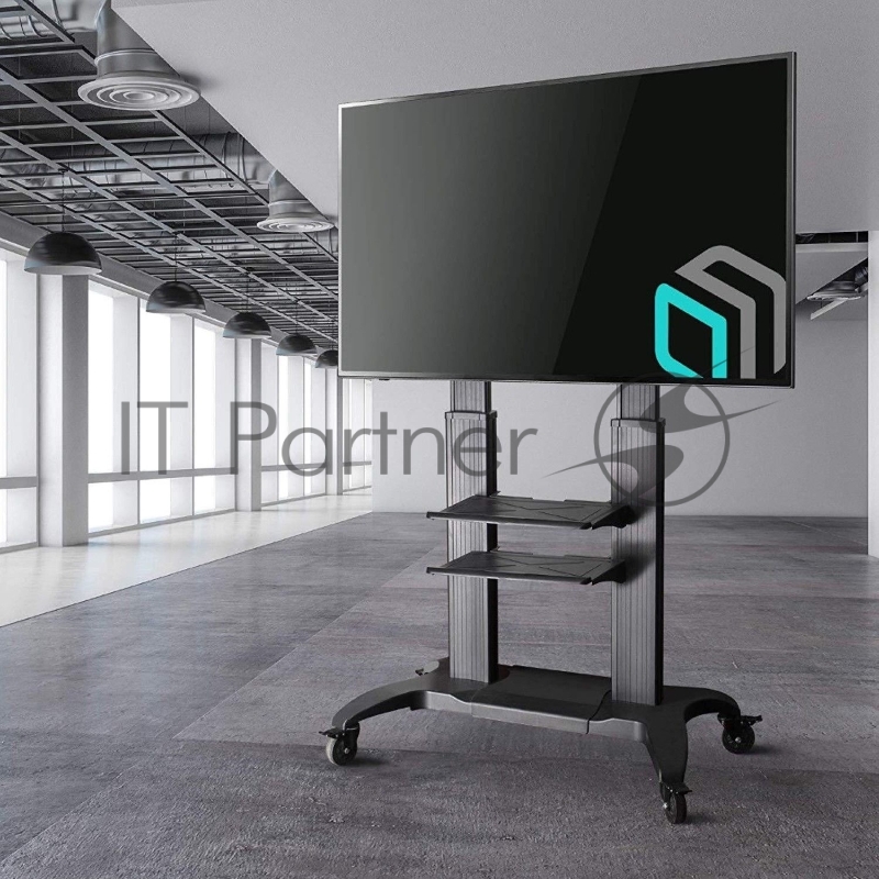 Стойка для телевизора с кронштейном ONKRON TS2811 60-100, мобильная, чёрная