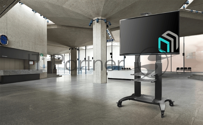 Стойка для телевизора с кронштейном ONKRON TS2811 60-100, мобильная, чёрная