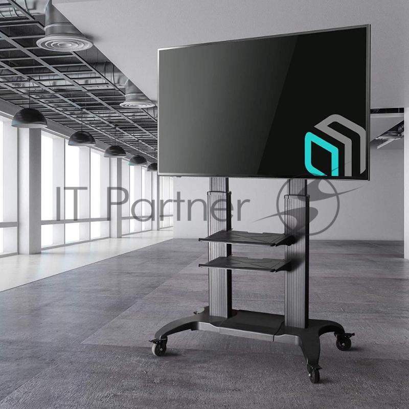 Стойка для телевизора с кронштейном ONKRON TS2811 60-100, мобильная, чёрная