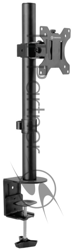 Кронштейн ONKRON D101E для монитора 13-34 настольный, чёрный