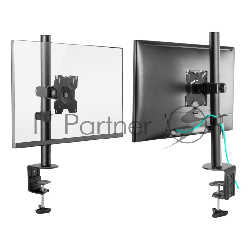 Кронштейн ONKRON D101E для монитора 13-34 настольный, чёрный